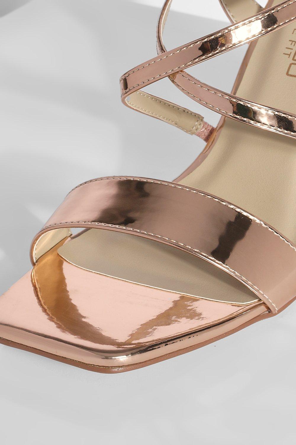 Boohoo rose hotsell gold heels